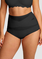 Women's Seamless High Waist Tummy X-Shape Shaping Briefs(3packs)