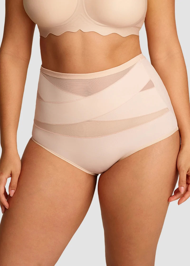 Culottes gainantes sans coutures taille haute pour femme, effet ventre X (lot de 3)