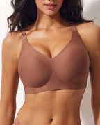 Soutien-gorge push-up confortable sans fil pour femme Jelly