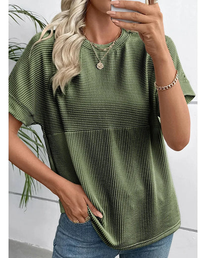 Women's Solid Short Sleeve T-Shirt Summer 2026