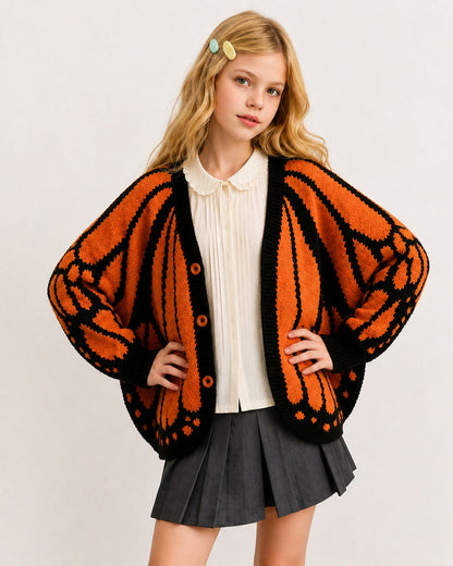 Women's Butterfly Wings Knit Cardigan for Vacation Parties