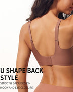 Soutien-gorge push-up confortable sans fil pour femme Jelly