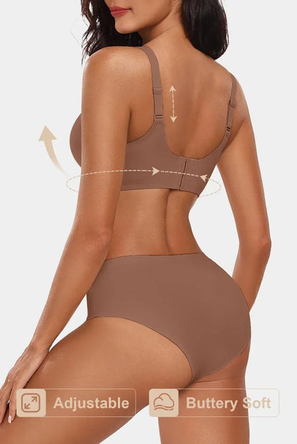 Seamless Comfort Smoothing Push Up Bra