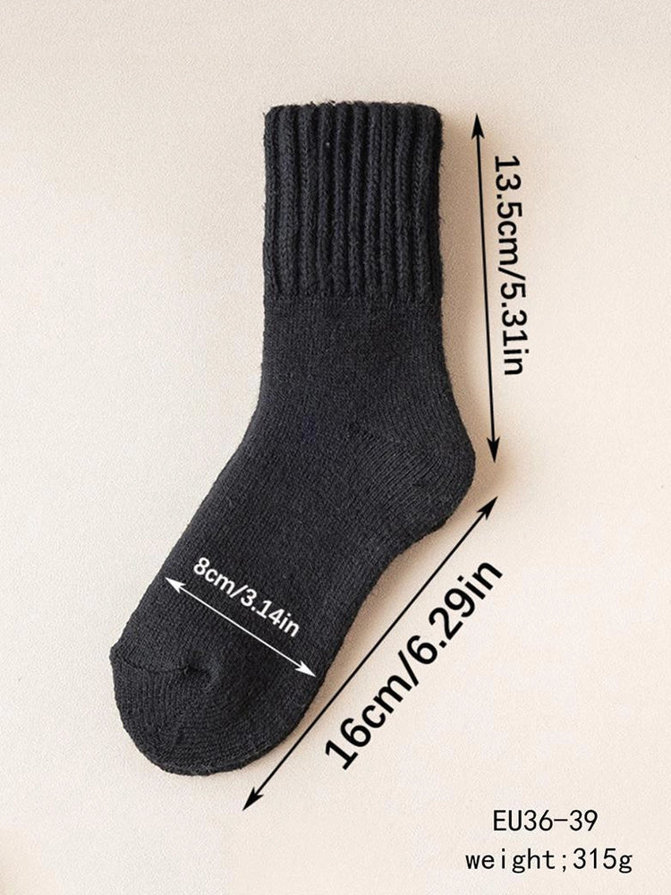 5-Pack Women’s Thick Fleece-Lined Winter Socks