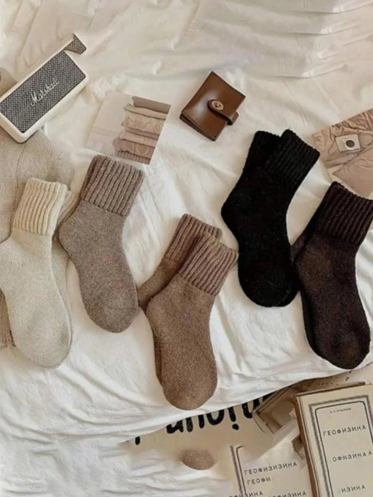 5-Pack Women’s Thick Fleece-Lined Winter Socks