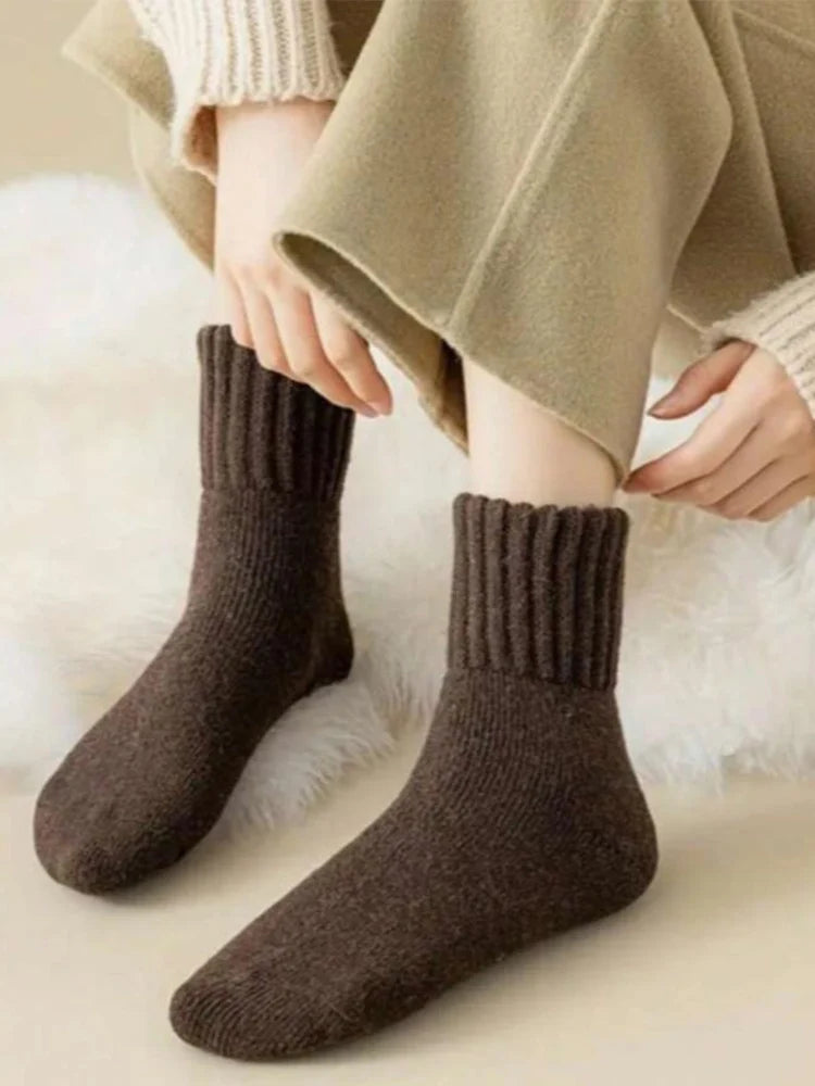 5-Pack Women’s Thick Fleece-Lined Winter Socks