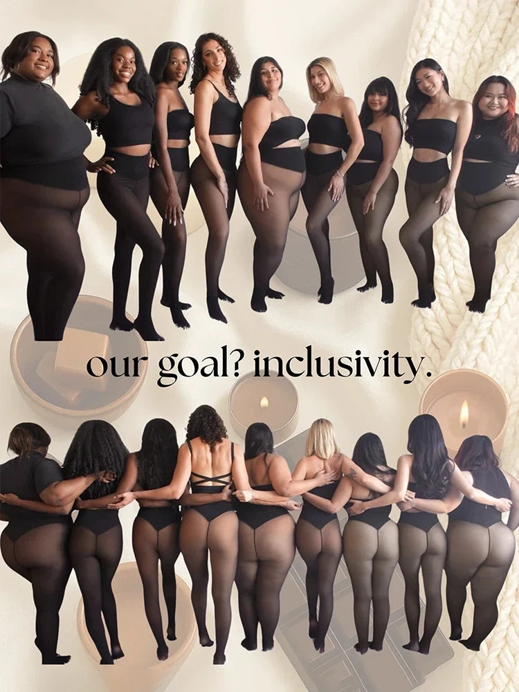 Legging en polaire à couture unique, gainant et taille haute