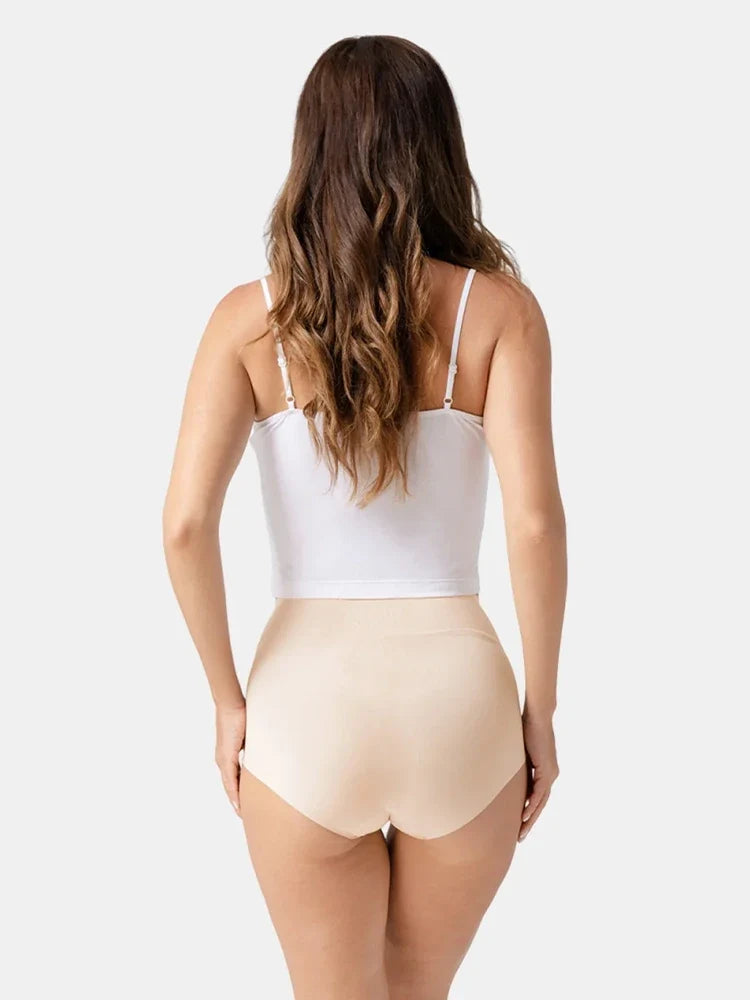 Women's Seamless High Waist Tummy X-Shape Shaping Briefs(3packs)