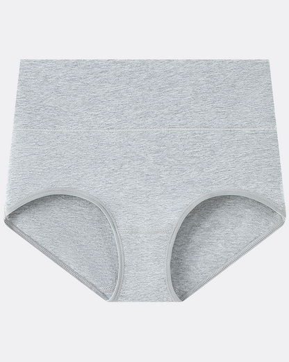 Women's Plus Size Cotton High Waisted Briefs