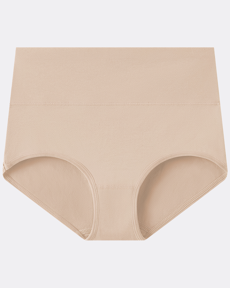 Culottes taille haute en coton grande taille pour femme