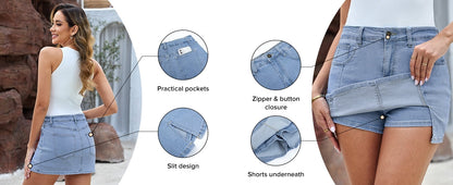 High Waisted Jean Shorts