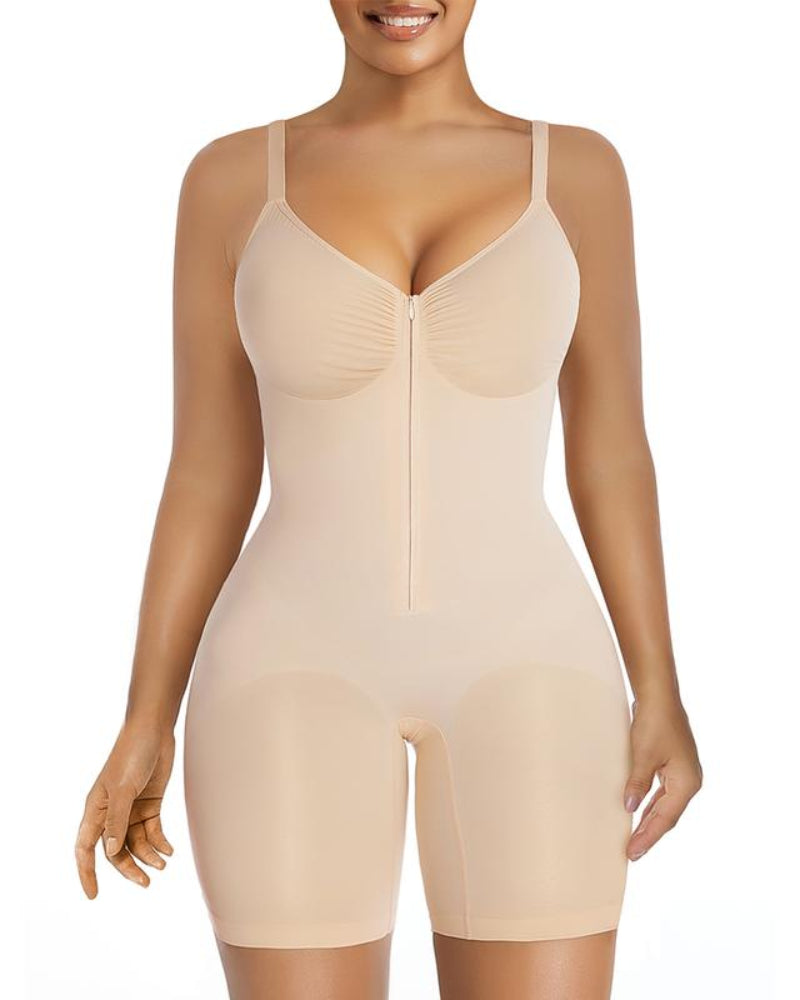 Body gainant zippé pour femme