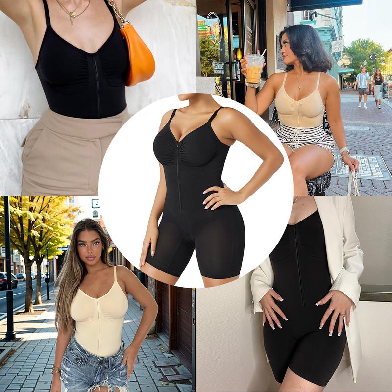 Body gainant zippé pour femme