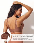 Soutien-gorge push-up confortable sans fil pour femme Jelly
