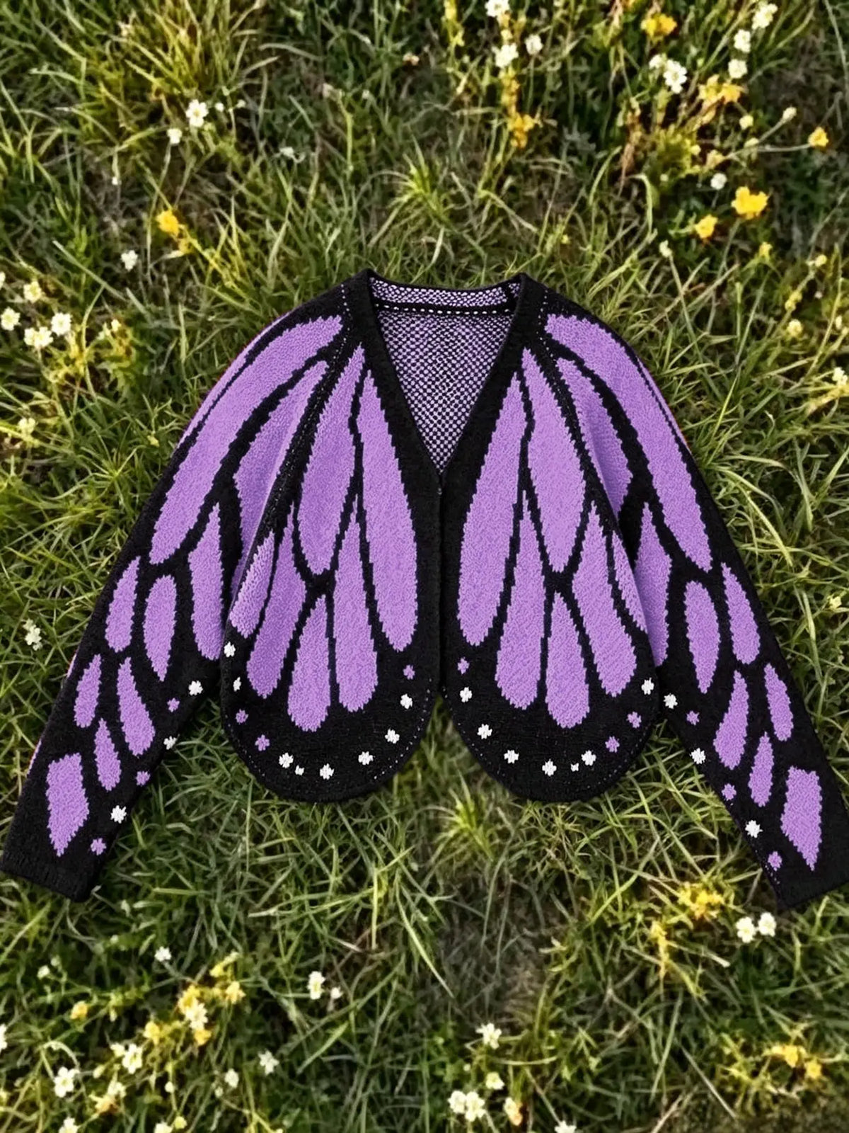Women's Butterfly Wings Knit Cardigan for Vacation Parties