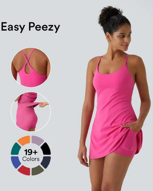 The Ultimate Tummy Control Backless Active Dress