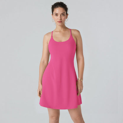 The Ultimate Tummy Control Backless Active Dress