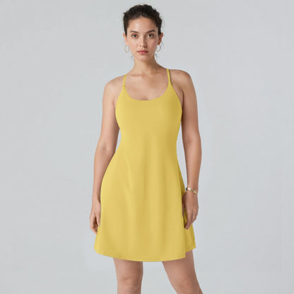 The Ultimate Tummy Control Backless Active Dress