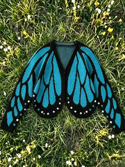 Women's Butterfly Wings Knit Cardigan for Vacation Parties