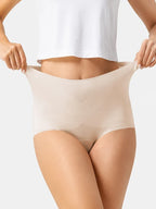Women's Seamless High Waist Tummy X-Shape Shaping Briefs(3packs)