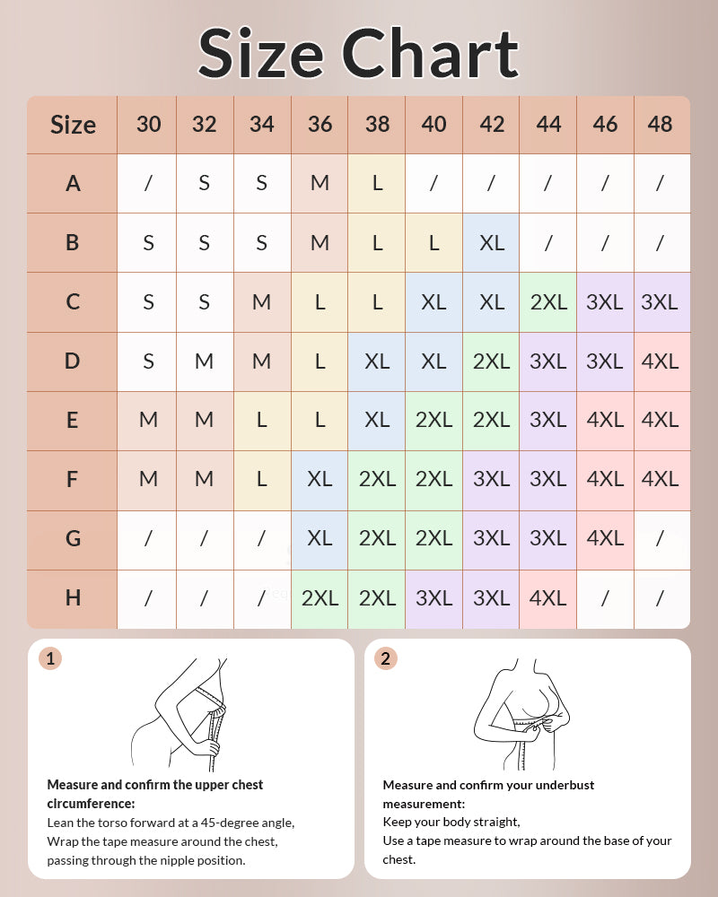 Soutien-gorge de maintien à fermeture avant et dos croisé sans armature