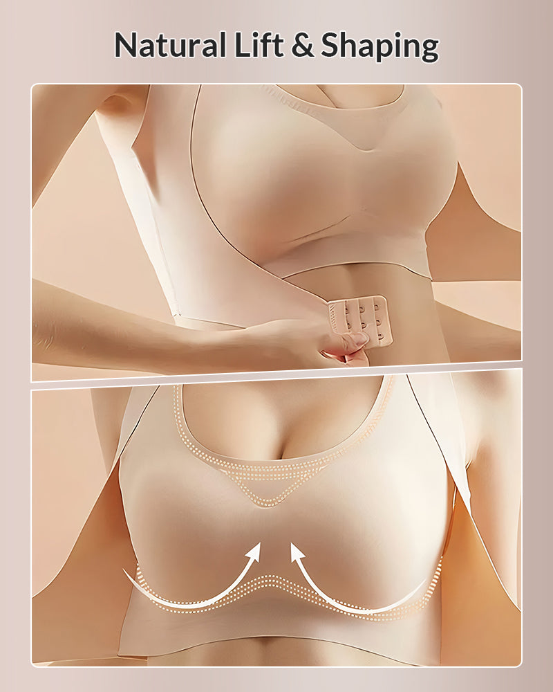 Soutien-gorge de maintien à fermeture avant et dos croisé sans armature