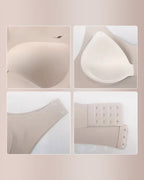 Soutien-gorge de maintien à fermeture avant et dos croisé sans armature