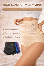 Culotte sculptante sans coutures à taille haute effet ventre plat Lucky