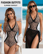 Maillot de bain une pièce gainant à blocs de couleurs