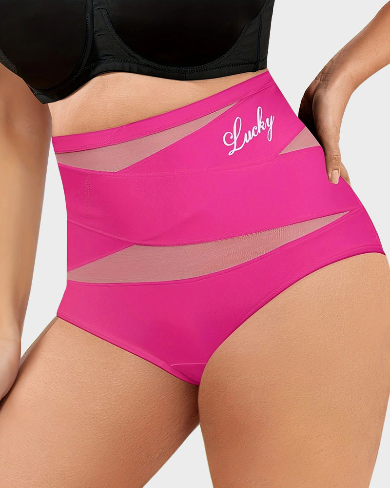 Culotte sculptante sans coutures à taille haute effet ventre plat Lucky