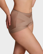 Culotte gainante de compression taille haute effet push-up