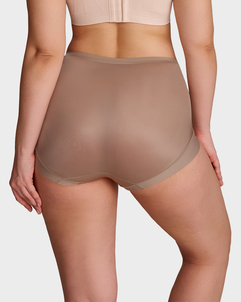 Culotte gainante de compression taille haute effet push-up