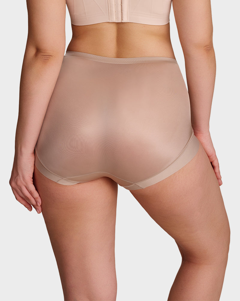 Culotte gainante de compression taille haute effet push-up