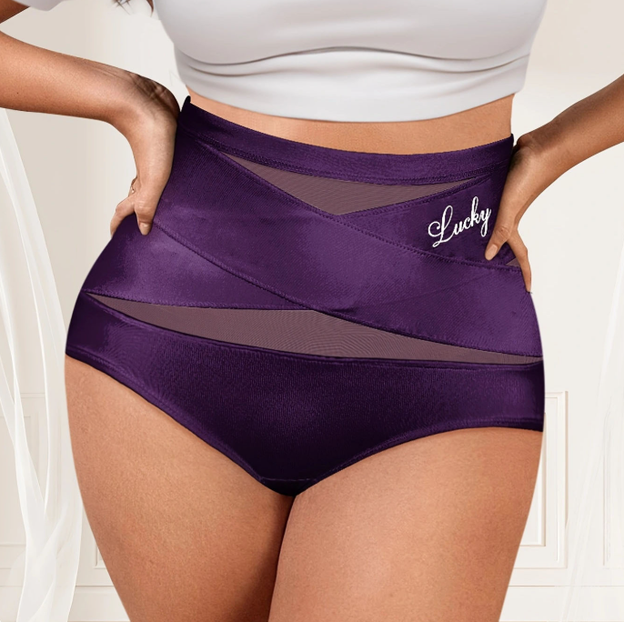 Culotte sculptante sans coutures à taille haute effet ventre plat Lucky