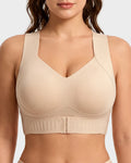 Soutien-gorge de maintien à fermeture avant et dos croisé sans armature