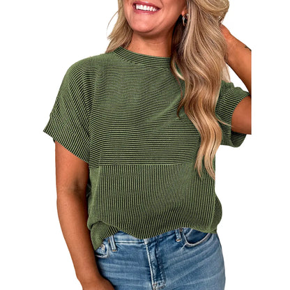 Women's Solid Short Sleeve T-Shirt Summer 2026