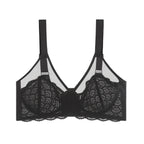 Soutien-gorge grande taille à armatures en dentelle écailles de sirène