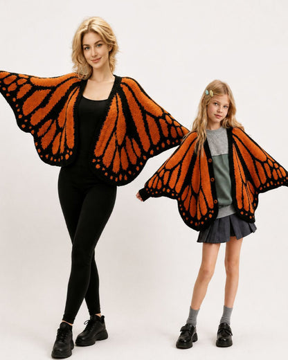 Women's Butterfly Wings Knit Cardigan for Vacation Parties