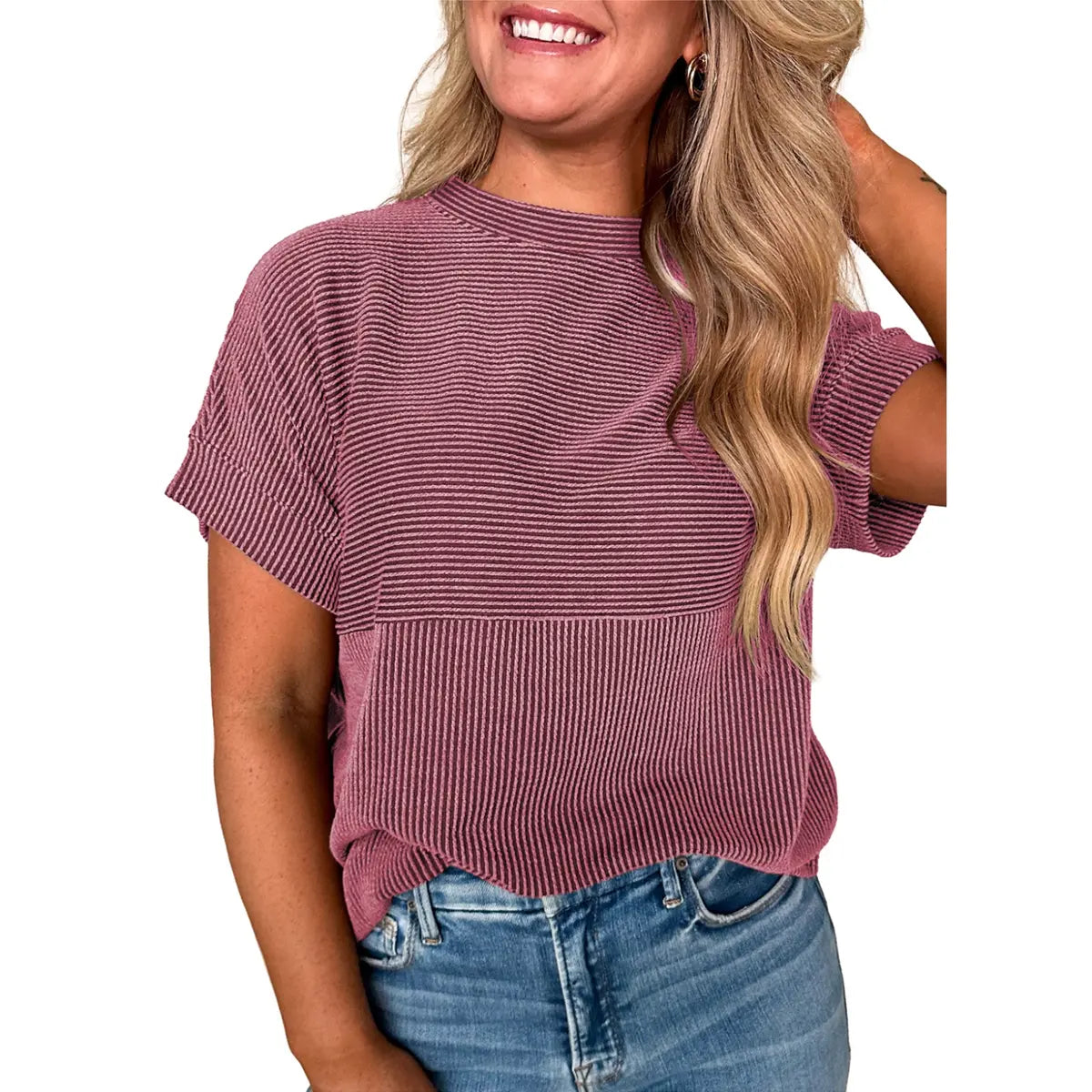 Women's Solid Short Sleeve T-Shirt Summer 2026