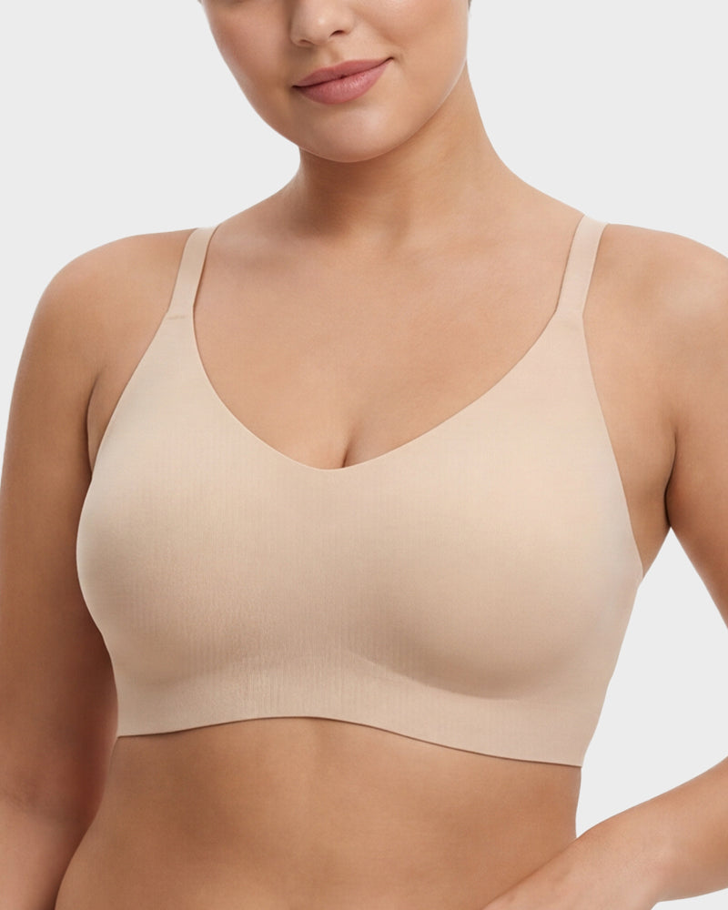 Bralette en dentelle sans couture sans dos