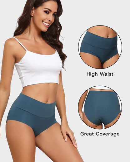Seamless High-Waist No Show Panties (6 Pack