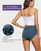 Culottes invisibles sans couture taille haute (Lot de 6