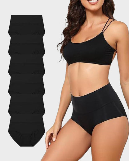 Seamless High-Waist No Show Panties (6 Pack