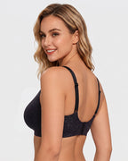 Soutien-gorge sans coutures Push-Up sans armatures col en V profond