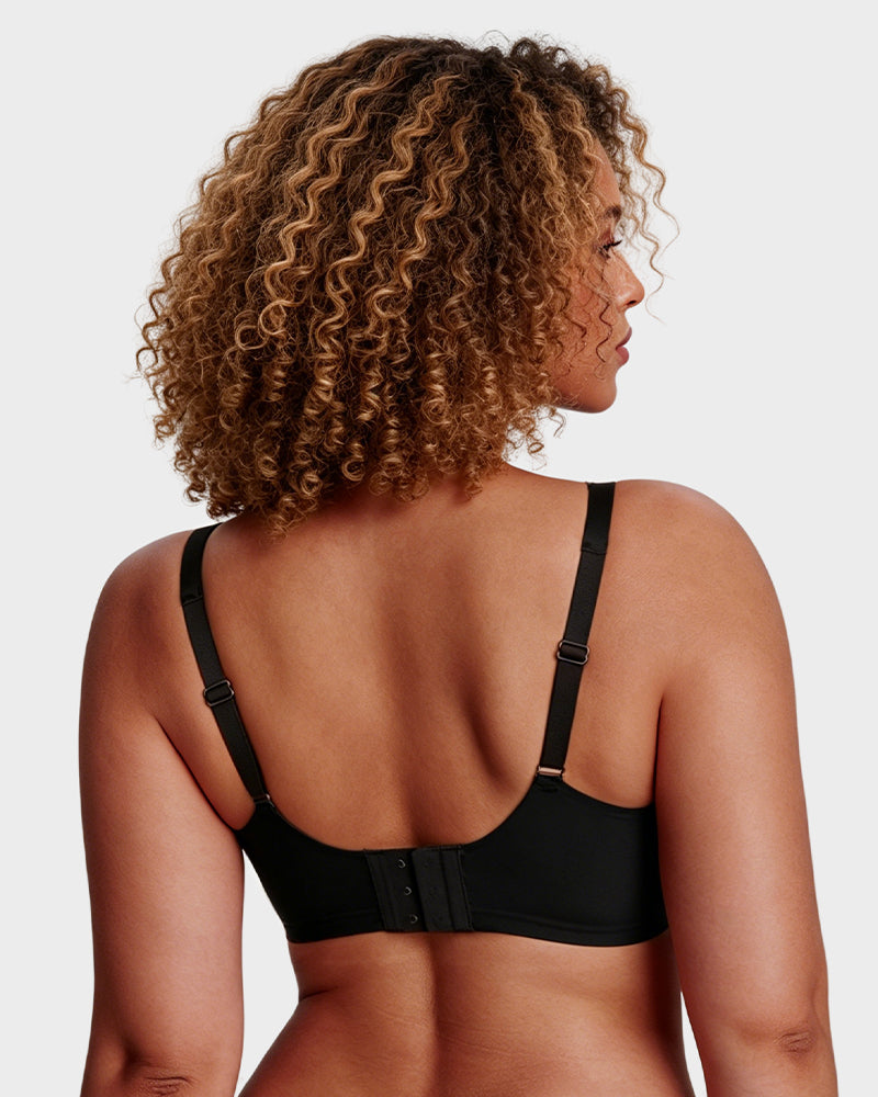 Soutien-gorge sans coutures Push-Up sans armatures col en V profond