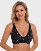 Soutien-gorge sans coutures Push-Up sans armatures col en V profond