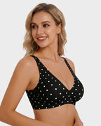 Soutien-gorge sans coutures Push-Up sans armatures col en V profond