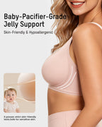 Soutien-gorge sans coutures Push-Up sans armatures col en V profond