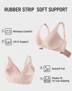 Soutien-gorge sans coutures Push-Up sans armatures col en V profond