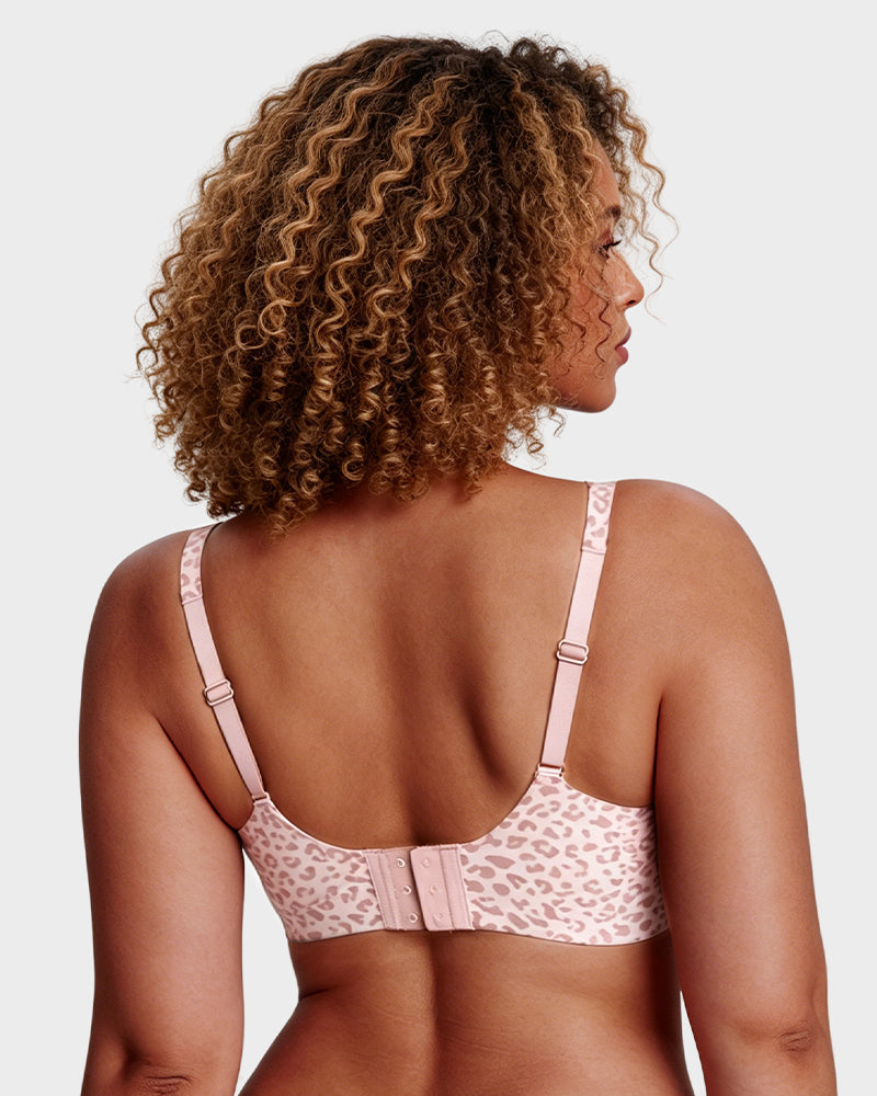 Soutien-gorge sans coutures Push-Up sans armatures col en V profond